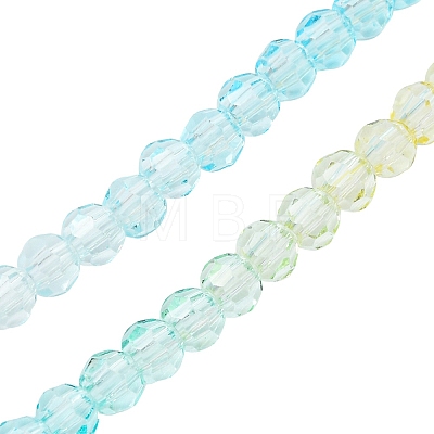 Transparent Glass Beads Strands GLAA-YW0001-59A-1