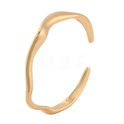 Brass Cuff Bangles BJEW-F482-05G-1