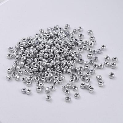 Electroplate Glass Seed Beads SEED-Q005-P-1