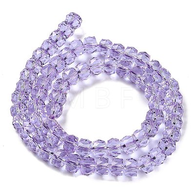 Transparent Glass Beads Strands EGLA-K071-01E-1