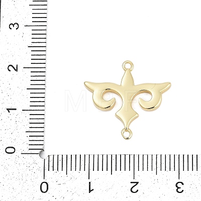 Brass Flower Connector Charms KK-G522-18G-1