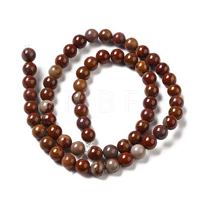 Natural Jasper Beads Strands G-H298-A05-02-1
