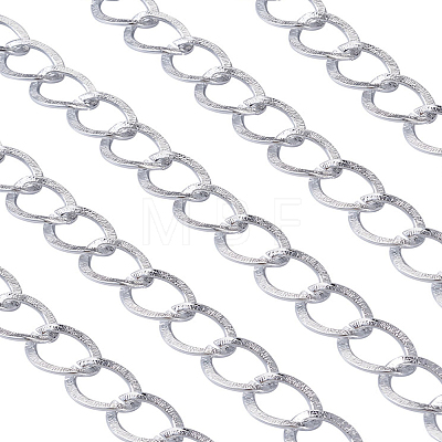 Aluminium Twisted Chains Curb Chains CHA-TA0001-05S-1