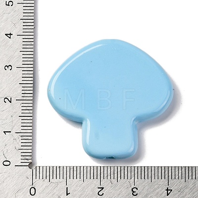 Baking Paint Opaque Acrylic Beads MACR-F080-18-1