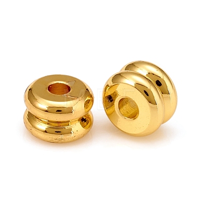 Long-Lasting Plated Brass Spacer Beads X-KK-D160-21G-1