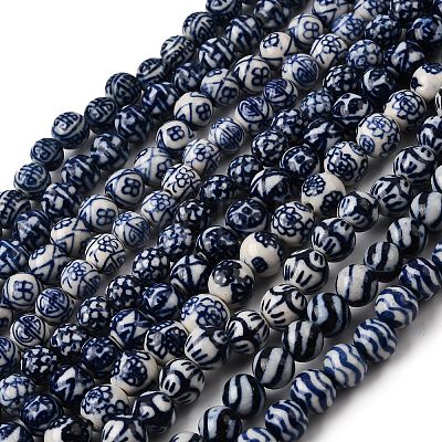 Handmade Porcelain Beads Strand PORC-H014-01A-1