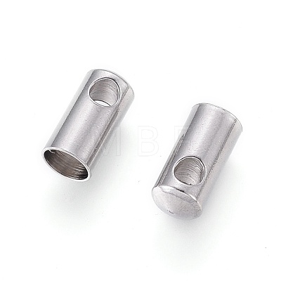 Tarnish Resistant 304 Stainless Steel Cord Ends STAS-K190-01G-P-1
