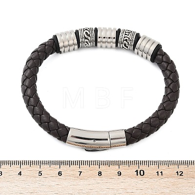 Braided Microfiber Leather Cord Bracelets BJEW-D304-16P-03-1