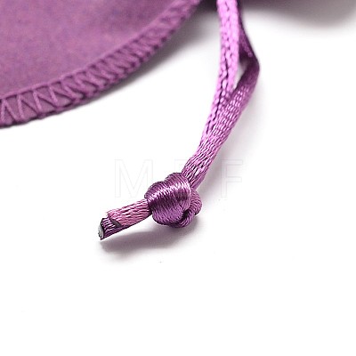 Velvet Bags Drawstring Jewelry Pouches TP-O002-C-02-1