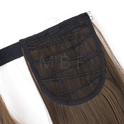 Long Straight Ponytail Hair Extension Magic Paste OHAR-E010-01B-1