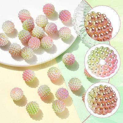 40Pcs Imitation Pearl Acrylic Beads OACR-FS0002-89A-06-1