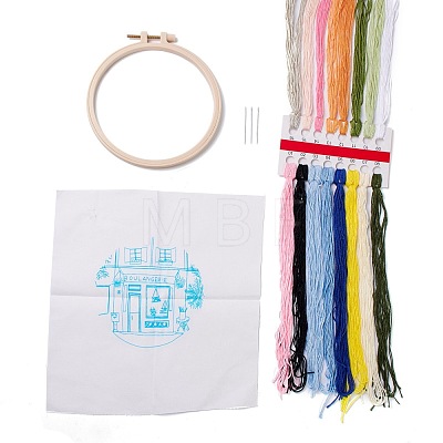 DIY Store Pattern Embroidery Starter Kit DIY-C038-04-1