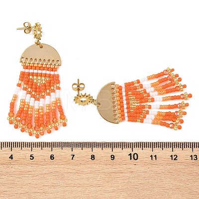 Brass Chandelier Earrings for Women EJEW-MZ00757-03-1