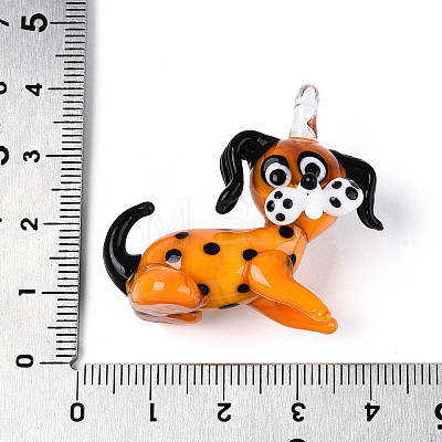 Handmade Lampwork Pendants LAMP-T025-08C-1