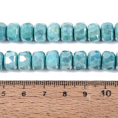 Anti-Tarnish Electroplate Glass Beads Strands GLAA-T025-10mm-11T-1