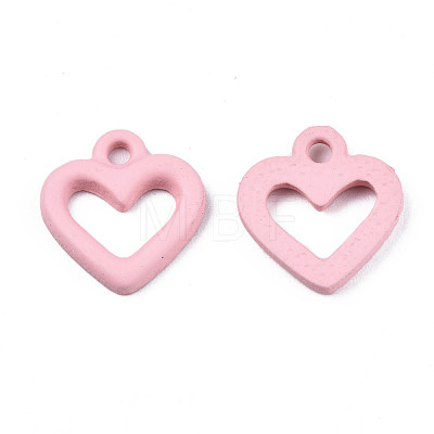 Spray Painted Alloy Charms PALLOY-T075-120C-RS-1
