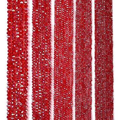 Electroplate Glass Beads Strands EGLA-A044-T2mm-B01-1