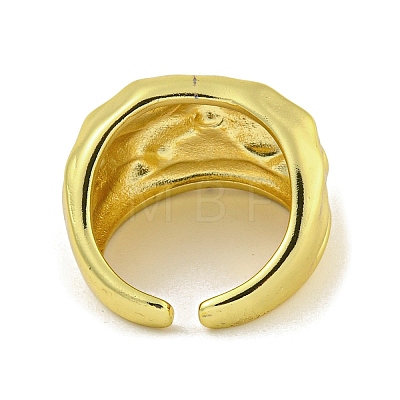 Brass Cuff Rings for Women RJEW-E294-02G-02-1