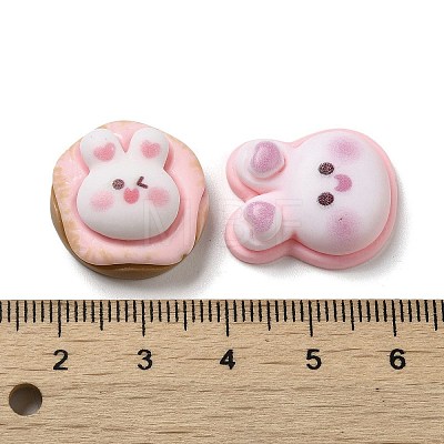Opaque Resin Cabochons RESI-D007-02-1