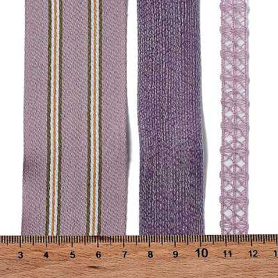 9 Yards 3 Styles Polyester Ribbon SRIB-C002-07E-1