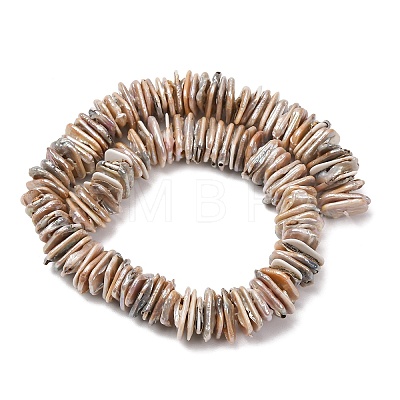 Natural Baroque Keshi Pearl Beads Strands PEAR-S018-05D-01-1