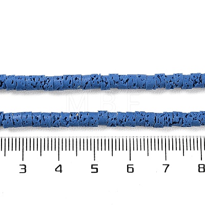 Synthetic Lava Rock Dyed Beads Strands G-H311-10-11-1