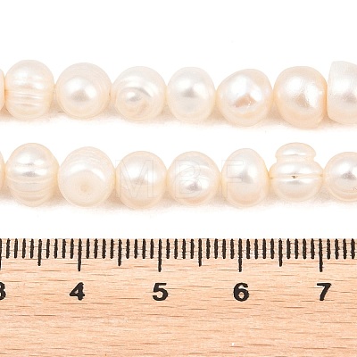 Natural Cultured Freshwater Pearl Beads Strands PEAR-D003-01C-04-1