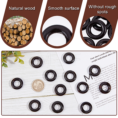 Wood Linking Rings WOOD-WH0027-69A-1