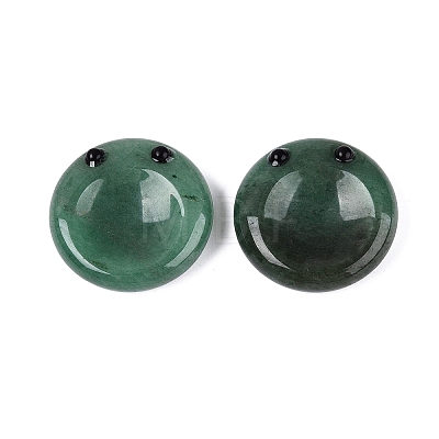 Natural Green Aventurine Thumb Worry Stone G-Q602-12C-1