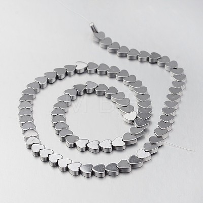 Electroplate Non-magnetic Synthetic Hematite Bead Strands G-F300-23B-01-1