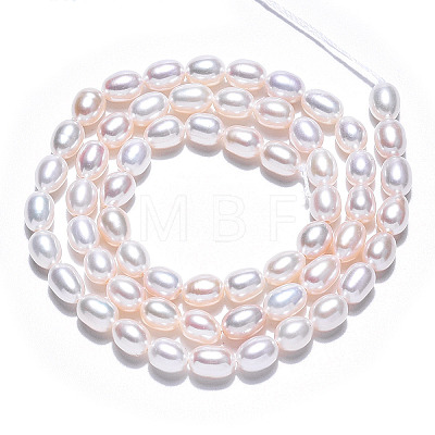 Natural Cultured Freshwater Pearl Beads Strands PEAR-N012-04J-1