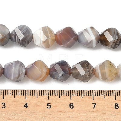 Natural Botswana Agate Beads Strands G-C267-B09-1