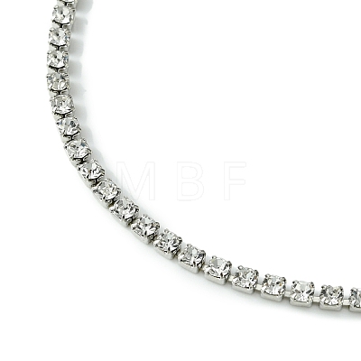 Rhinestone Tennis Bracelet BJEW-JB09625-02-1