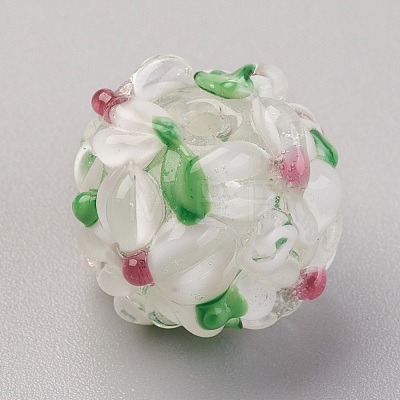 Handmade Lampwork Beads X-LAMP-P051-H10-1