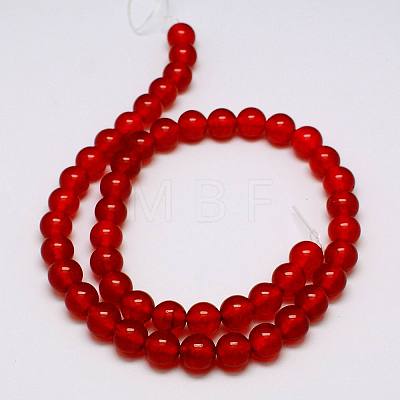 Natural Malaysia Jade Bead Strands G-M099-4mm-04-1