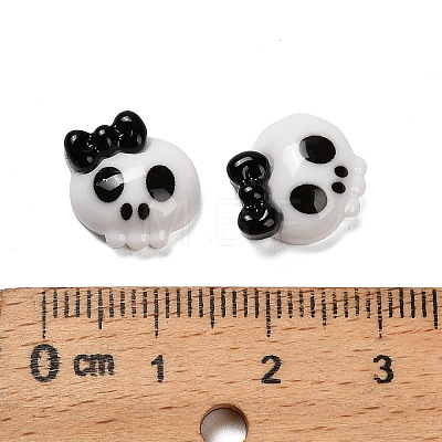 Halloween Opaque Resin Cabochons LS-CRES-I045-01G-02-1