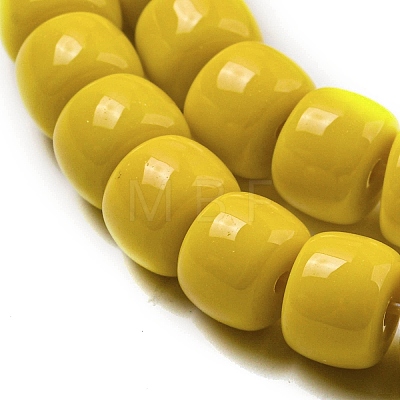 Opaque Glass Beads Strands GLAA-NH0002-B08-1