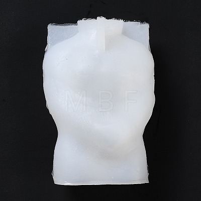 DIY Naked Men Candle Making 3D Bust Portrait Silicone Molds DIY-G047-01-1
