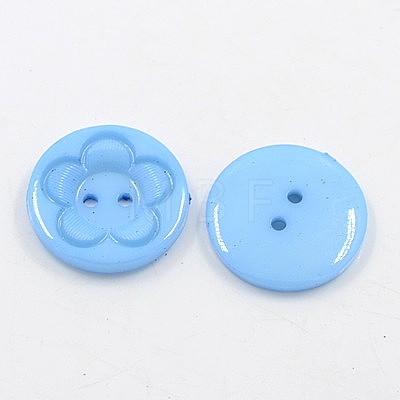 Acrylic Sewing Buttons for Clothes Design BUTT-E083-A-07-1