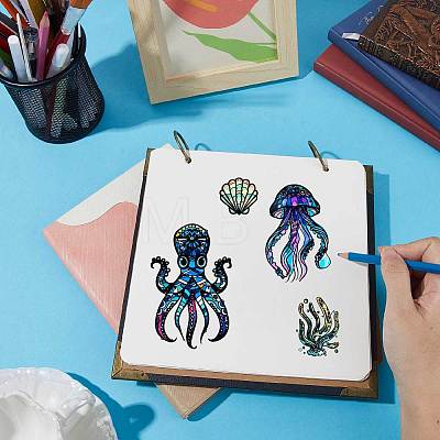 Plastic Stamps DIY-WH20018-0276-1