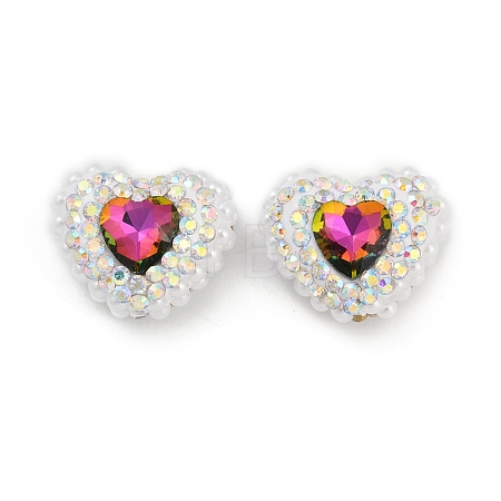 Polymer Clay Glass Rhinestone Beads CLAY-NH0001-13H-1