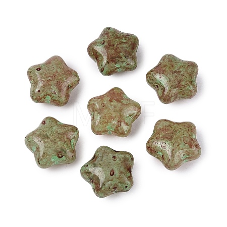 Picasso Opaque Glass Beads SEED-N012-08G-1