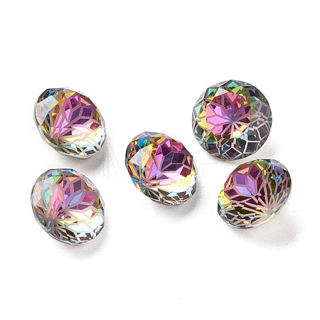K9 Glass Rhinestone Pointed Back Cabochons RGLA-P030-06B-001VO-1
