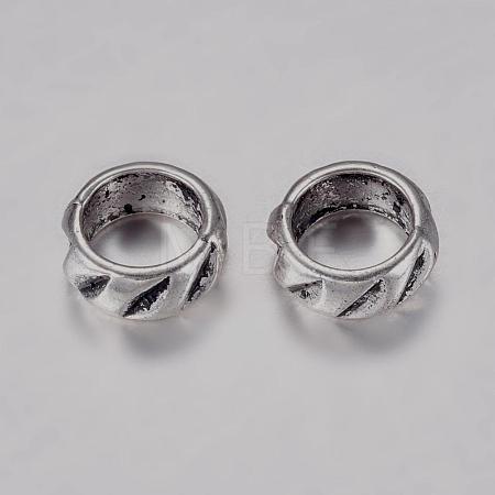 Tibetan Style Alloy Bead PALLOY-E446-16AS-1
