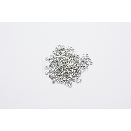8/0 Electroplate Glass Seed Beads SEED-Q004-P-1