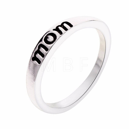 Mother's Day Alloy Finger Rings WG0D677-01-1