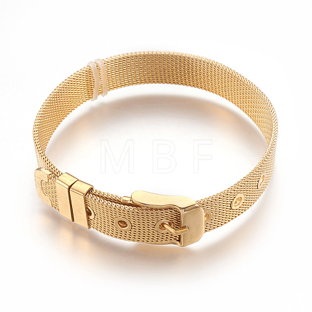 304 Stainless Steel Watch Bands WACH-P015-02G-1