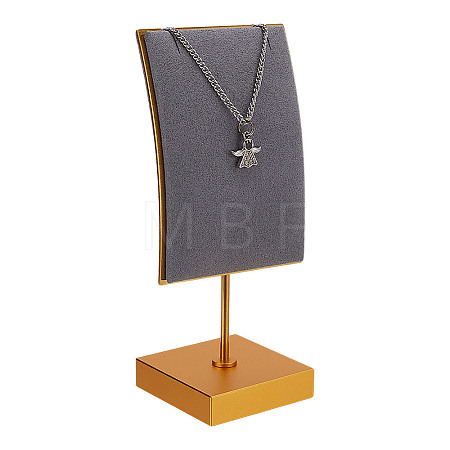 Velvet & Alloy Earrings Display Stands ODIS-WH0061-69A-1