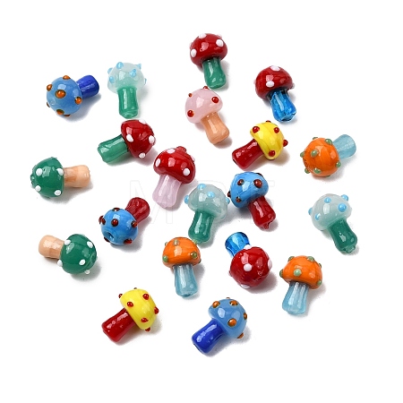 Opaque Glass Beads EGLA-L047-09-1