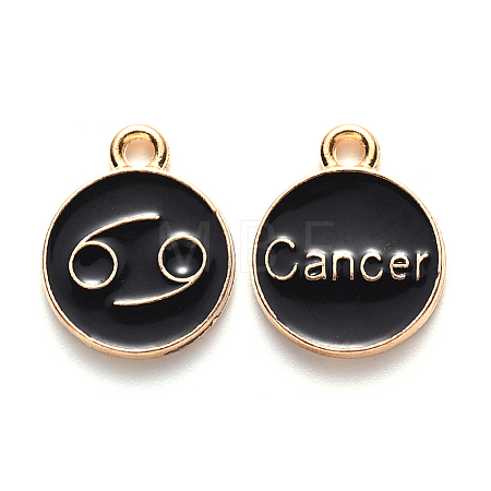 Alloy Enamel Pendants LS-ENAM-S124-01A-08D-1